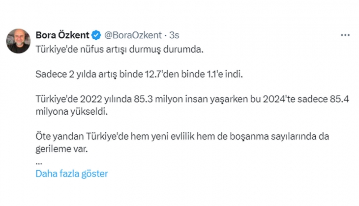 Türkiye de nüfus artışı durdu: Gayrimenkul sektörünü güzel günler beklemiyor!