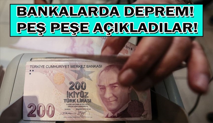 Kurban Bayramı öncesinde bankalarda son dakika depremi! Ziraat Bankası, İş Bankası, Halkbank Akbank arka arkaya açıkladı