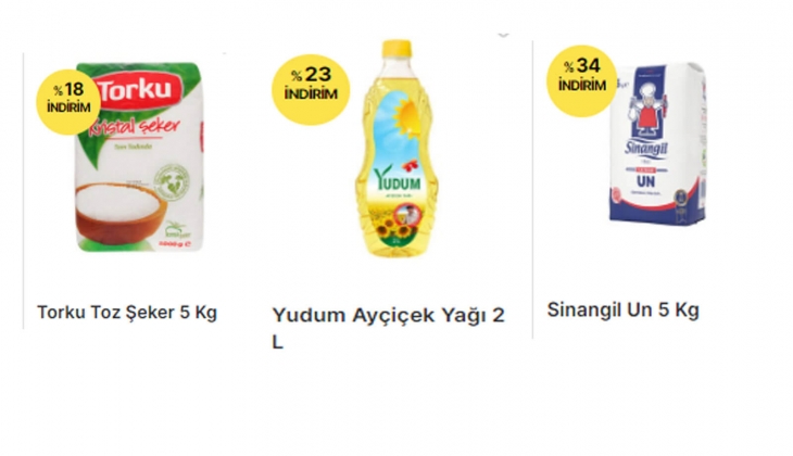 Migros ta dev indirim: Ayçiçek yağı 99 TL ye, 5 kg un 79 TL ye, 5 kg toz şeker 139 TL ye düştü! Aman kaçırmayın!