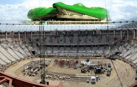 Bursa Stadı yükseliyor!