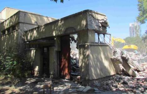 Ankara'da tarihi filtre istasyonu yıkıldı!