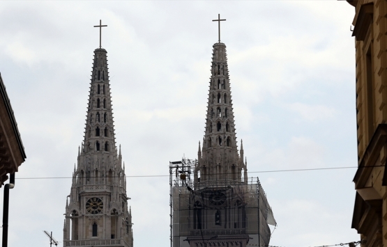 Depremde hasar gören Zagreb Katedrali onarılıyor!