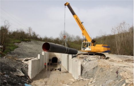 Sakarya 4. İsale Hattı'nda çelik boru montajı başladı!
