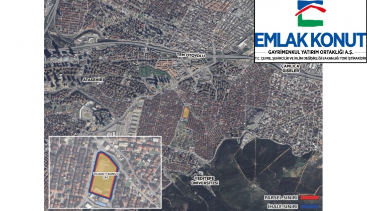 Emlak Konut GYO Ataşehir Kayışdağı ihalesinin 2. oturumu yarın!