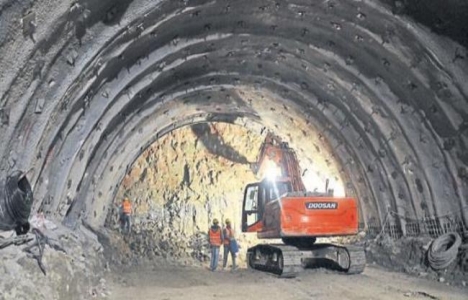 Sabuncubeli Tüneli’nin yüzde 70'i tamam!