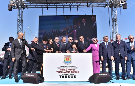 Tarsus Tozkoparan Toplu Konut Projesi nin temeli atıldı!