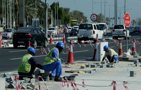 Dünya futbol şampiyonasına hazırlanan Doha şantiyeye çevrildi!