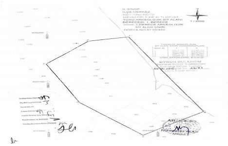 Sinop ta I. derece arkeolojik sit alanı kararı!