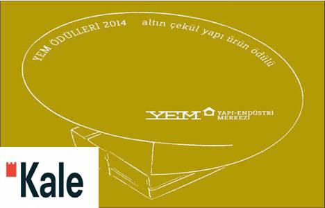 Kale, Türk yapı sektörünün en iyi ürün ödülü Altın Çekül 2014'ü kazandı!
