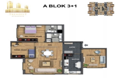 Trendist Ataşehir kat planları!