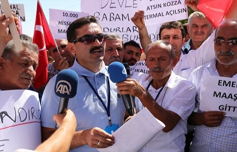 Nevşehir'de devre mülk mağdurları eylem yaptı!