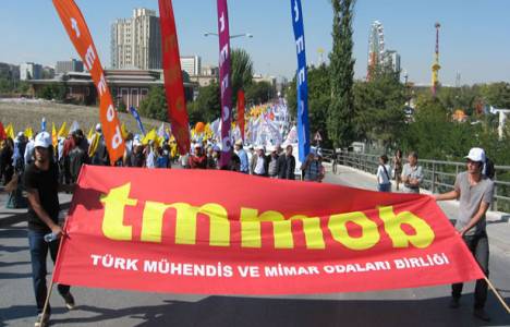 TMMOB'dan Büyükşehir'in imar planına karşı yol eylemi!