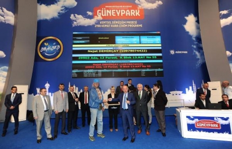 Güneypark Dönüşüm Konutları'nda kuralar çekildi!