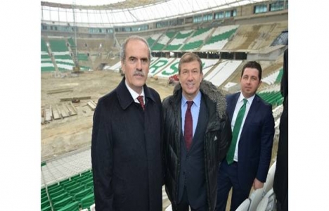 Tanju Çolak Timsah Arena inşaatını gezi!