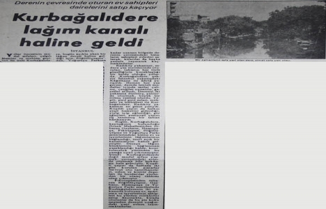1978 yılında Kurbağalıdere lağım kanalı haline gelmiş!