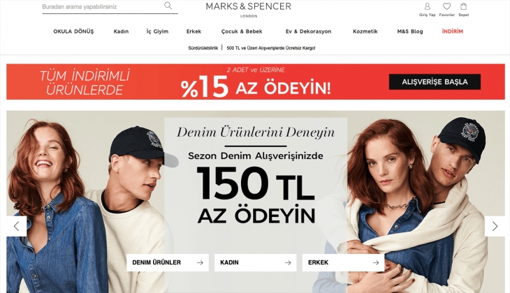 Marks&Spencer’da yüzde 15 indirime ek 150 TL indirim! Acele edin! İşte 14 Eylül 2022 güncel fiyat listesi 
