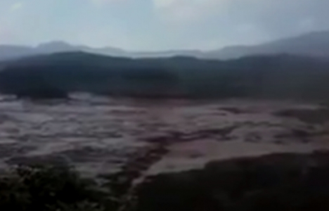 Brezilya'da baraj göçtü!