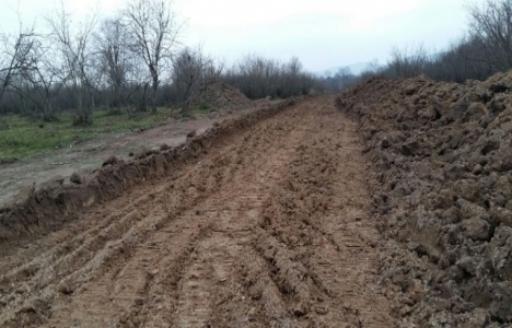 Hendek Büyükdere'de yeni yol açıldı!