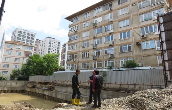 Kadıköy deki 6 katlı bina tahliye edildi!