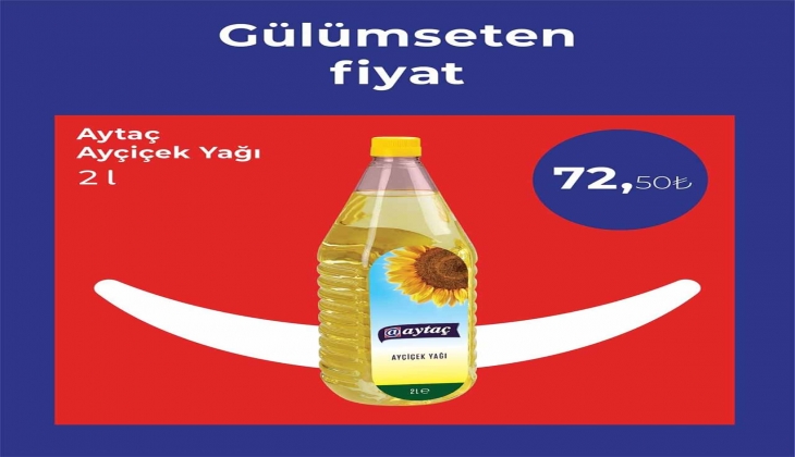 Ayçiçek yağı 40 lira altına düştü! Market indirimi vatandaştan büyük ilgi gördü