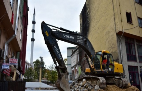 Ünye Rüzgarlı Sokak yıkım