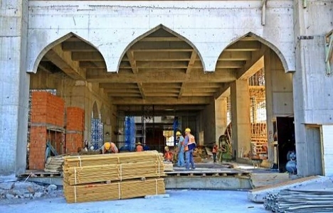 Çamlıca Camii nin inşaatından son görüntüler!