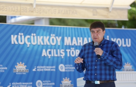 Korkuteli Küçükköy Yolu, törenle hizmete açıldı!