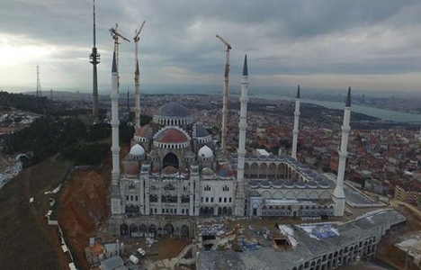 Çamlıca Camisi nin yüzde 90 ı tamam!