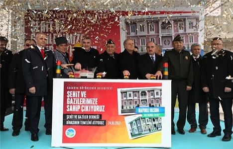 Sakarya Şehit ve Gaziler Derneği binası temel atma töreni