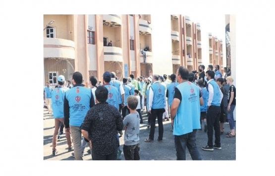 İdlib’in Sarmada Deyr Hassan bölgesindeki konutlar teslim edildi!