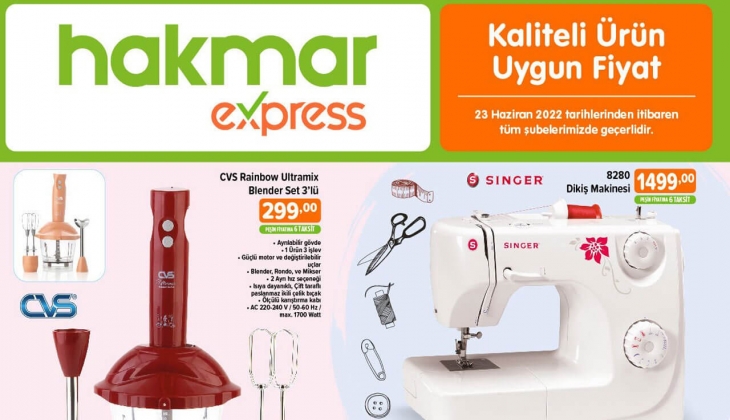 Hakmar Express'te bu hafta neler var? İşte Hakmar aktüel ürünler kataloğu 23 Haziran 2022 fiyat listesi