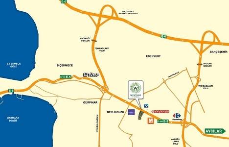 West Side İstanbul ulaşım! 131 bin liradan başlıyor!