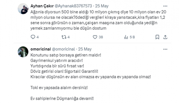 500 bin TL ye alınan ev satılırken, yüzde 30-40 oranında kazanç vergisi ödenecek!