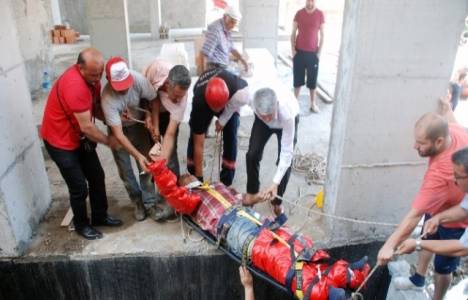 Esenyurt Belediyesi inşaatında bir işçi ağır yaralandı!