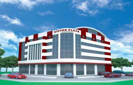Vizyon Plaza 'da ofislerin metrekaresi 2 bin 300 lira!