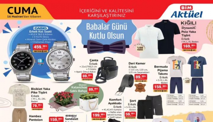 BİM'den Babalar Günü sürprizi; İndirimli ürünler geliyor! İşte 16 Haziran 2023 fiyat listesi
