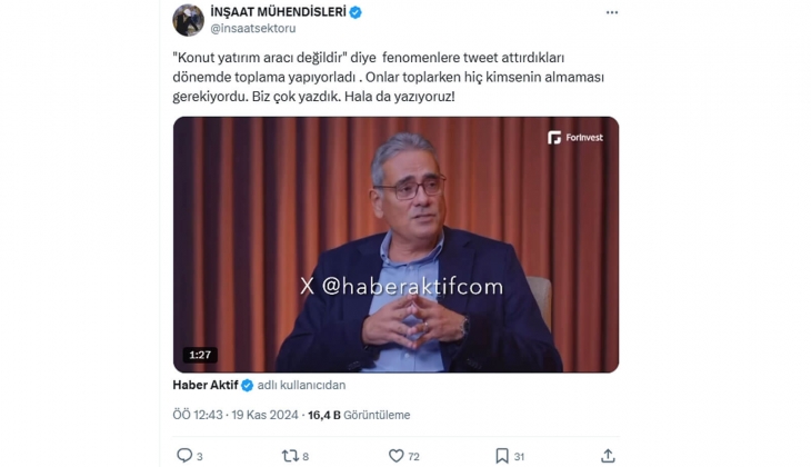 Türkiye de toplam servetin yüzde 81 ine sahip olanların servetinin yüzde 77 si gayrimenkulde! Zenginler neden ev alıyor?