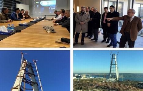 Yücel Çelikbilek'ten 3. Köprü'ye ziyaret!