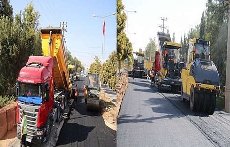 Şanlıurfa Akçakale'nin caddeleri yenileniyor!