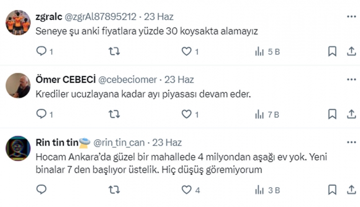 2022 de 3.4 milyon dolar olan emlak fiyatı, 2023 te 4.7, şimdi 3.2 milyon dolar oldu! Satıcının kafası karışık!