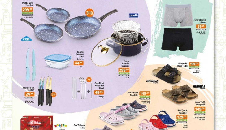 Hakmar’da 3’lü tava seti 299 TL’ye, 48’li sallama çay 25 TL’ye, 2 kişilik çadır 899 TL’ye düştü!