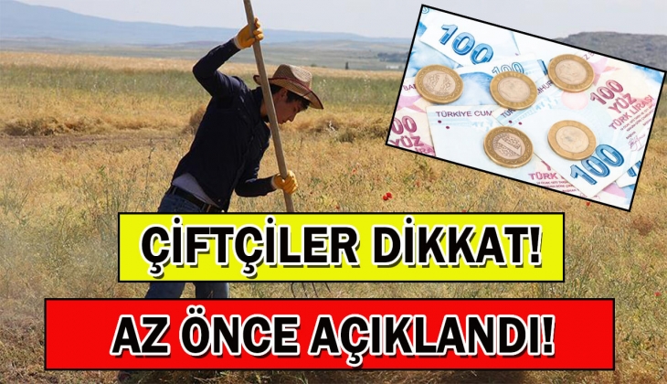 Çiftçilere son dakika müjdesi geldi! Bankalar şimdi açıkladı: Çiftçiye bomba destek!
