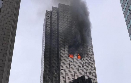 New York'taki Trump Tower'da yangın çıktı!