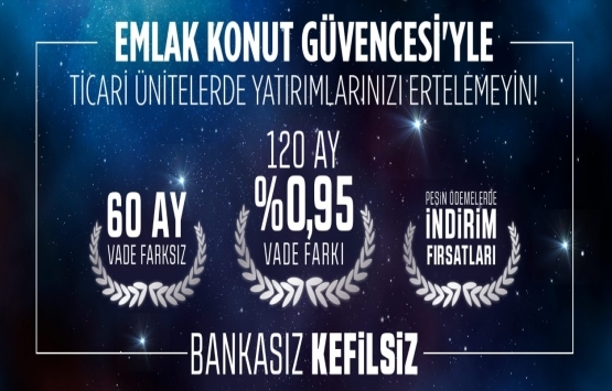 0,95 faiz oranıyla dükkan ve ofis alabileceğiniz 15 proje!