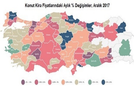 REIDIN Türkiye Konut Fiyat Endeksleri 2017 Aralık ayı sonuçları!