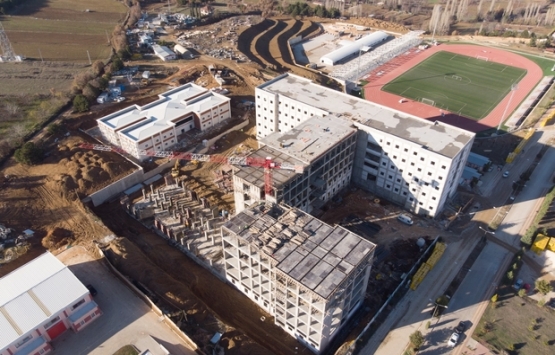 Bilecik Şeyh Edebali Üniversitesi'nde inşaat çalışmaları sürüyor!