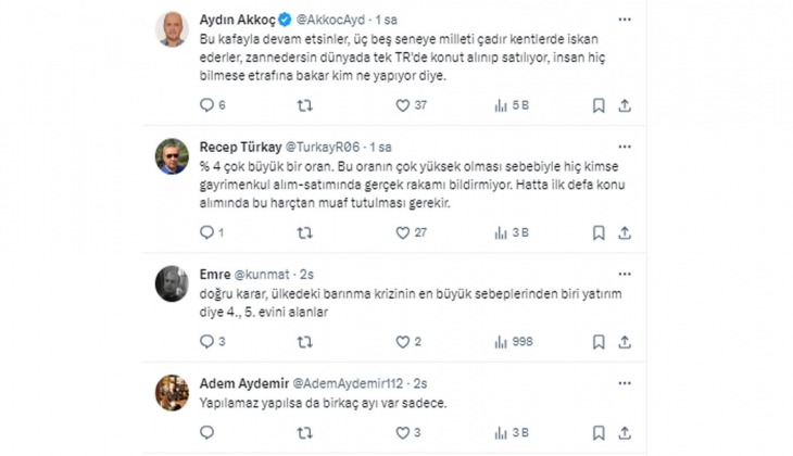 İlk evini alacaklar yüzde 4 harç ödeyecek, ikinci ve üçüncü evde bu tutar katlanacak! Vatandaşlar ne diyor?