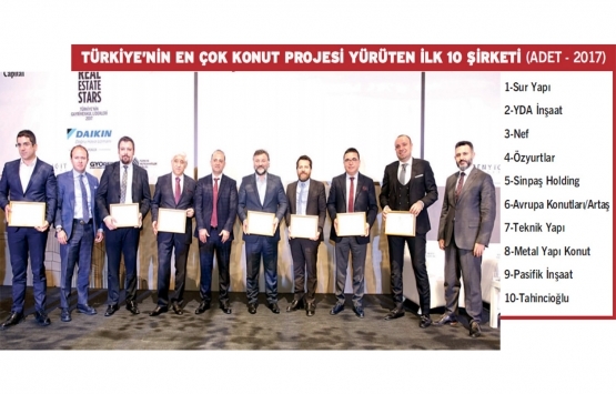 Real Estate Stars 2019 un kazananları belli oldu!