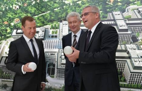  Dmitry Medvedev Comcity projesinin şantiyesini ziyaret etti!