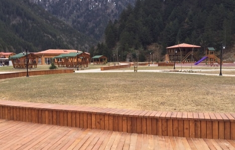 Uzungöl de peyzaj düzenlemeleri tamamlandı!